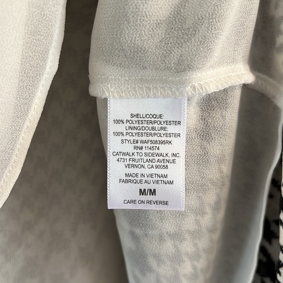 Pleione houndstooth print blouse - Picture 7 of 9